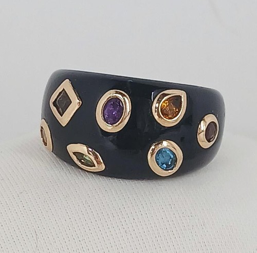 10k gold amethyst - gold,