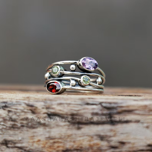 Garnet amethyst stone - garnet, &