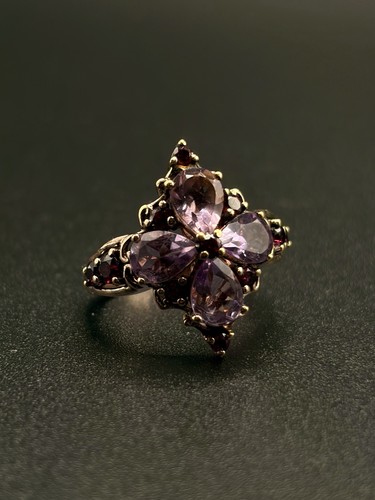 925 sterling silver amethyst - silver, &