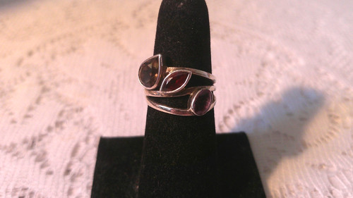 Sterling silver multi gemstone - silver, multi-gemstone
